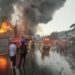 Kebakaran Hebat Landa Kawasan Padat di Menteng Atas