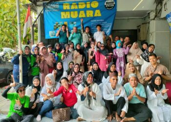 Pererat Silaturrahmi, Fans Club Radio Muara Jakarta Gelar Halal Bihalal.