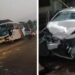Tabrakan Bus Damri VS Daihatsu Sigra di Pandeglang, 2 Orang Meninggal Dunia