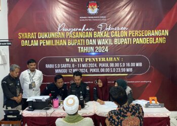 3 Paslon Perseorangan Pilbup Pandeglang Daftar ke KPU Pandeglang