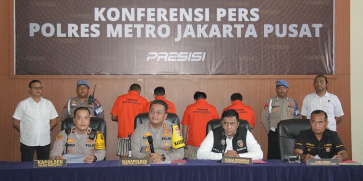 Jajaran Polres Metro Jakarta Pusat Ungkap 3 Perkara Kriminal