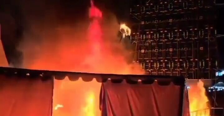 Konser Musik di Tangerang Dibatalkan Sepihak, Penonton Bakar Panggung