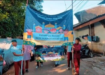Tanamkan Rasa Cinta Kepada Rasulallah SAW, SDN 09 Manggarai Gelar Pawai Tahun Baru Islam
