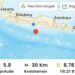 Gempa Magnitudo 5.8 Guncang Yogyakarta