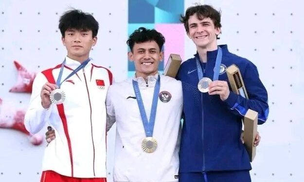 Indonesia Raih Emas di Olimpiade Paris Dari Cabor Panjat Tebing