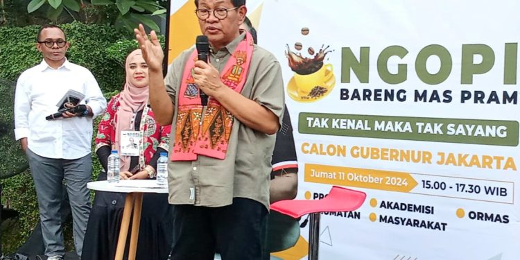 Tak Kenal Maka Tak Sayang, Ngopi Bareng Mas Pram, Calon Gubernur DKJ 2024