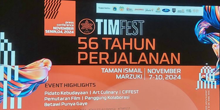 Rayakan Ultah ke 56,Taman Ismail Marzuki Gelar Festival 2024