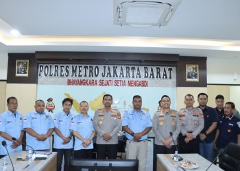 Perkuat Sinergi Dengan Media, Kapolres Metro Jakarta Barat Terima Audiensi PWI Pokja Polres