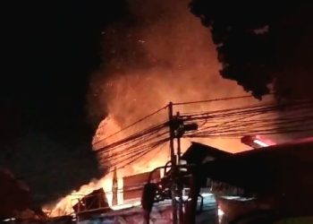 Kawasan Padat Hunian di Manggarai Kembali Dilanda Kebakaran