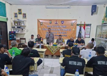Sinergitas Kemitraan, Polsek Tebet Silaturahmi Dengan Pokdarkamtibmas