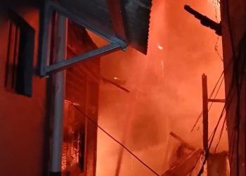 Kebakaran di Kebon Baru,Tebet Tewaskan Satu Orang Warga