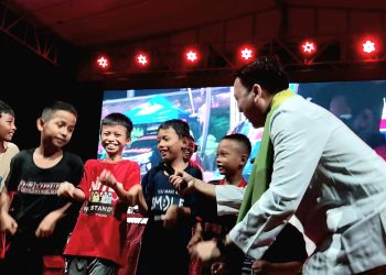 Kojek Rapper Betawi Bius Bocah di Festival Lubang Buaya