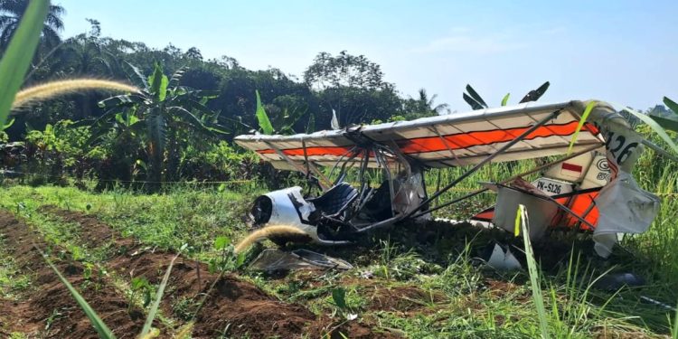Pesawat Latih Jatuh di Bogor, Pilot Dikabarkan Meninggal Dunia