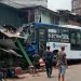 Sopir Mengantuk, Busway Tubruk Toko Peralatan Kantor di Menteng Atas