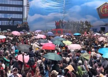 HUT TNI Ke 80,Ribuan Masyarakat Padati Silang Monas.