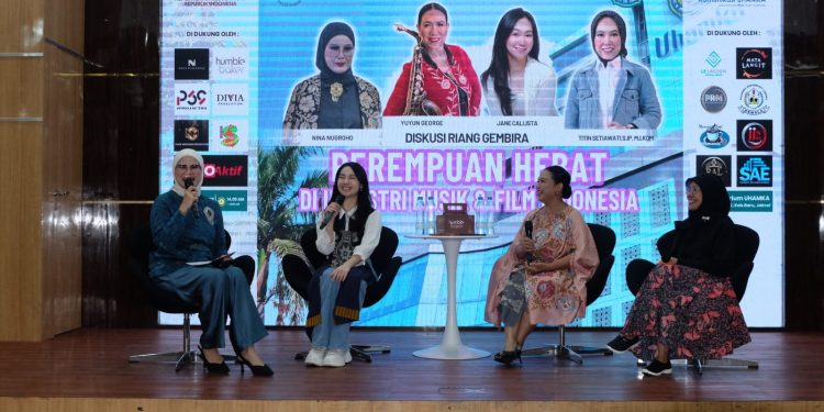 Dari Diskusi Riang Gembira #Perempuan Hebat di Industri Musik dan Film Sesi 2, Perempuan Hebat di Industri Musik.