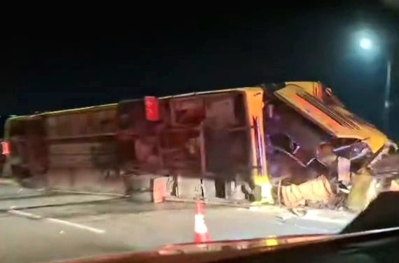 Kecelakaan Bus PO Cahaya Trans, 15 Orang Meninggal Dunia