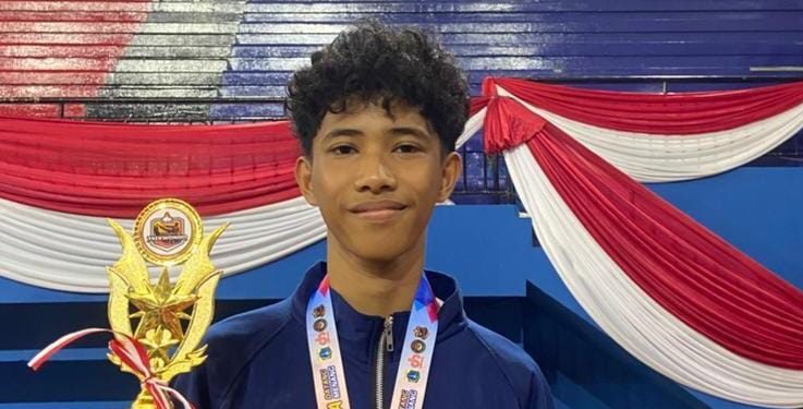 Lionel,Raih Juara 1 dan Penghargaan Atlet Putra Junior Terbaik Di Kejuaraan Liga DKI Jakarta series 12.