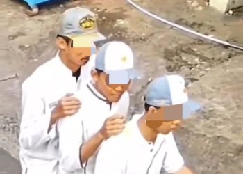 Brutal.. !! 3 Oknum Pelajar di Jakarta Pusat Siram Cairan Air Keras ke Pelajar Lain