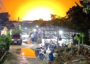 Diduga Adanya Kebocoran,Pabrik SPBE di Bekasi Terbakar