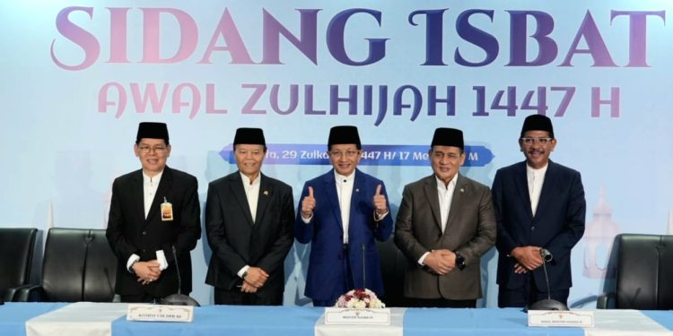 Hasil Sidang Isbat,Pemerintah Tetapkan Idul Adha 27 Mei 2026