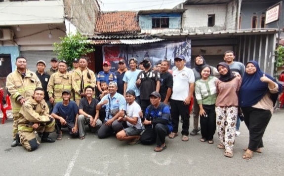 Warga RT 006/02 ,manggarai Gelar Simulasi Tanggap Darurat Kebakaran, Gunakan Alarm Bencana.