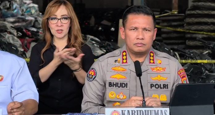 Polda Metro Jaya Bongkar Gudang Ribuan Motor Diduga untuk Ekspor Ilegal
