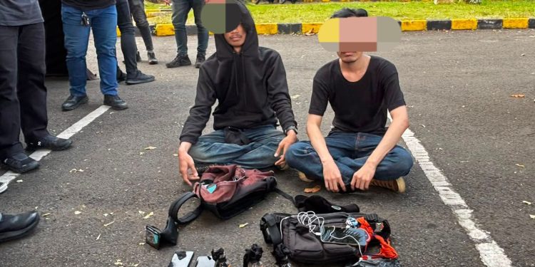 Diduga Penyusup,2 Pria Diamankan Polda Metro Jaya