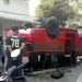 Sopir Ugal-ugalan,Angkot Bawa Siswa SMP Terguling di Jatinangor