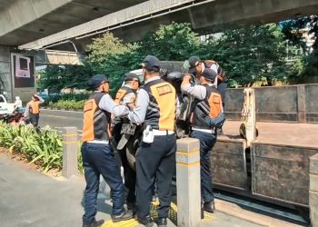 21 Motor Terjaring Operasi Penertiban Oleh Sudinhub Jakarta Selatan