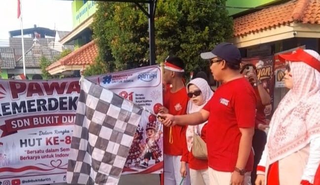 Tanamkan Nasionalisme Sejak Dini,SDN Bukit Duri 05 Gelar Karnaval HUT RI ke-81