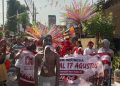 Tutup Perayaan HUT RI ke 81,Warga RW 06 Manggarai Selatan Gelar Karnaval