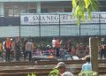 Pria Paruh Baya Tewas Tertemper Commuterline di Perlintasan Tak Sebidang SMA 37